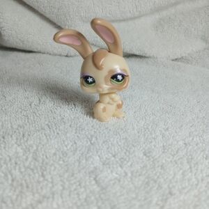 Littlest Pet Shop Ultra Rare Magic Motion Brown Bunny Moving Eyes Authentic LPS